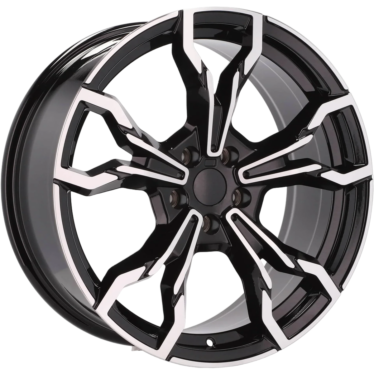 Alu kola pro BMW I5596 8x19 5x112 ET27 66.6 Black Polished | Wheelsup.cz