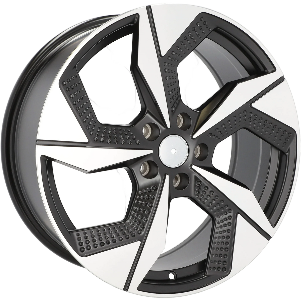 Alu kola Racing Line I5637 7.5x18 5x114.3 ET50 67.1 Black Polished Half Matt | Wheelsup.cz