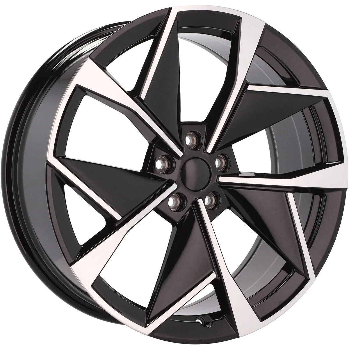 Alu kola pro Škoda I5638 8x19 5x112 ET45 57.1 Black Polished | Wheelsup.cz