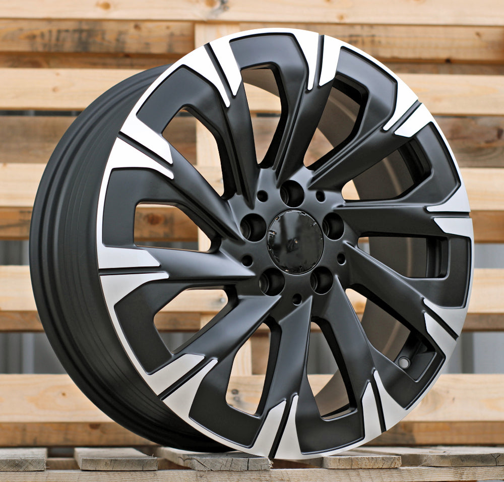 Alu kola pro Mercedes IN3519F 7.5x18 5x112 ET52 66.6 černá