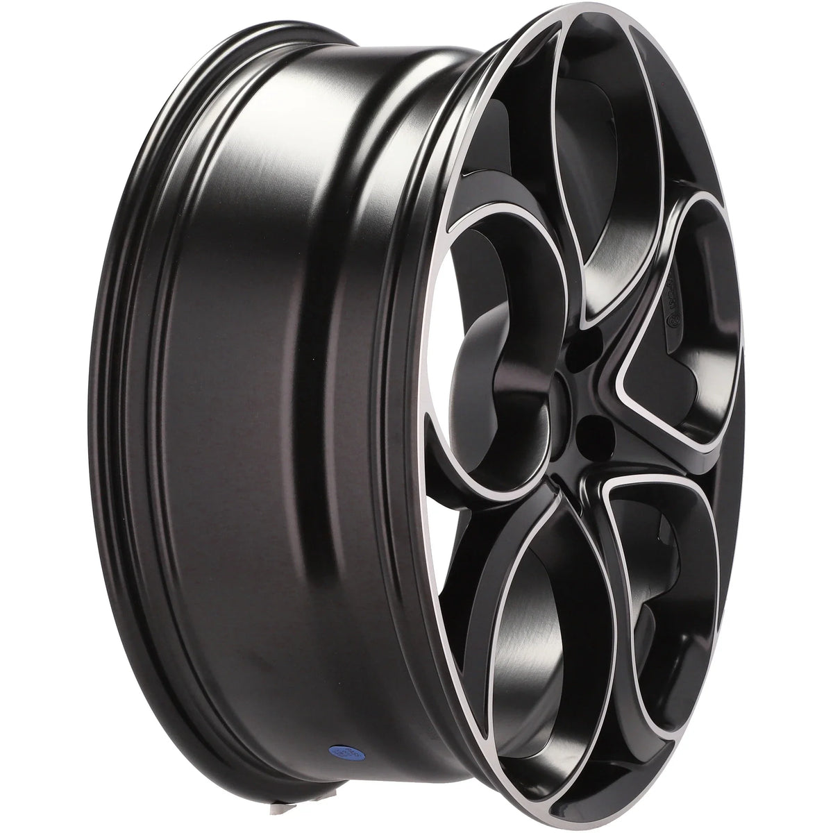 Alu kola pro Alfa Romeo L2387 8x20 5x110 ET37 65.1 Black Polished Half Matt | Wheelsup.cz