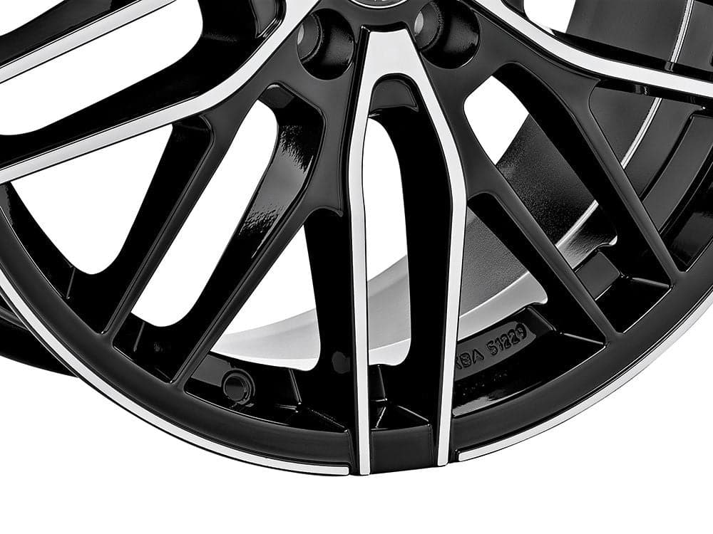 MSW 72 7x17 5x100 ET35 63,3 Gloss Black Full Polished - Wheelsup.sk