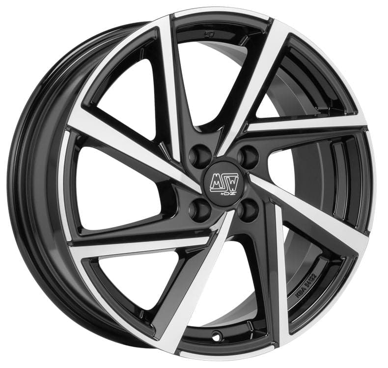MSW 80/4 7x17 4x100 ET42 63,3 Gloss Black Full Polished - Wheelsup.sk