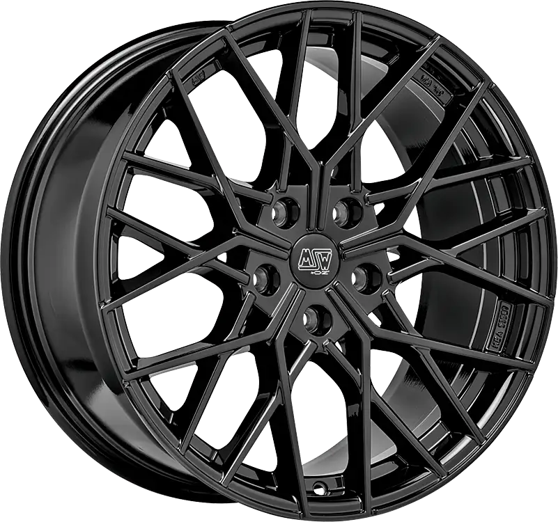 Alu kola MSW 74 8.5x19 5x112 ET29 Gloss Black