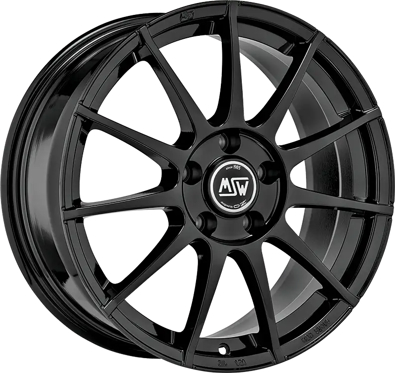 Alu kola MSW 85 5.5x14 4x108 ET24 65.1 černá