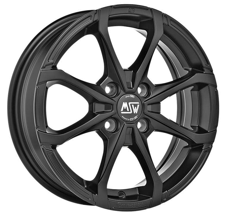 MSW X4 7x16 4x100 ET37 60,06 Gloss Black Full Polished - Wheelsup.sk