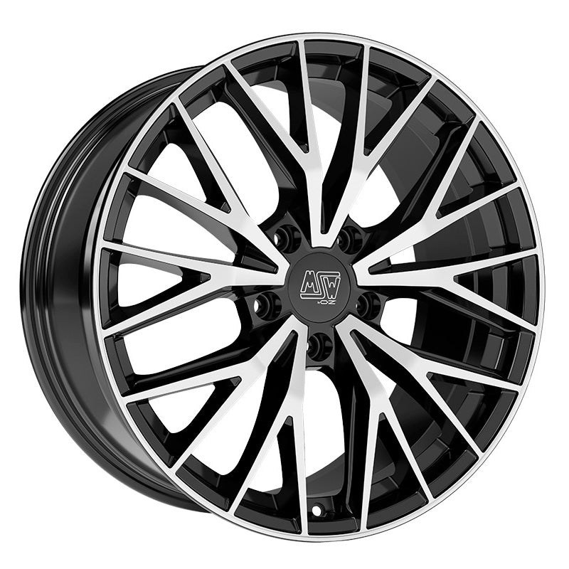 Alu kola MSW 44 9x20 5x130 ET50 Gloss Black Full Polished | Wheelsup.cz
