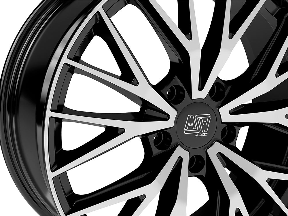 Alu kola MSW 44 9x20 5x130 ET50 Gloss Black Full Polished | Wheelsup.cz