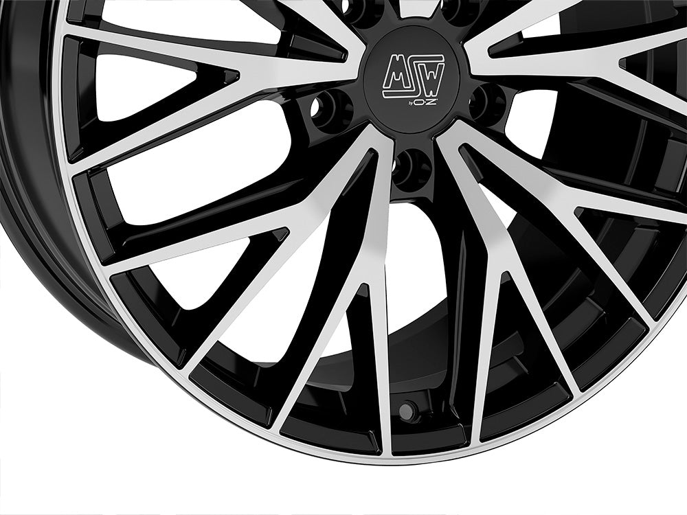 Alu kola MSW 44 9x20 5x130 ET50 Gloss Black Full Polished | Wheelsup.cz
