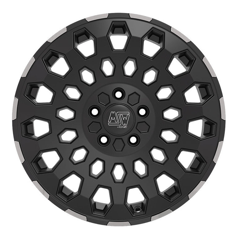 Alu kola MSW 99 VAN 8x18 5x112 ET48 Matt Black Lip Polished | Wheelsup.cz