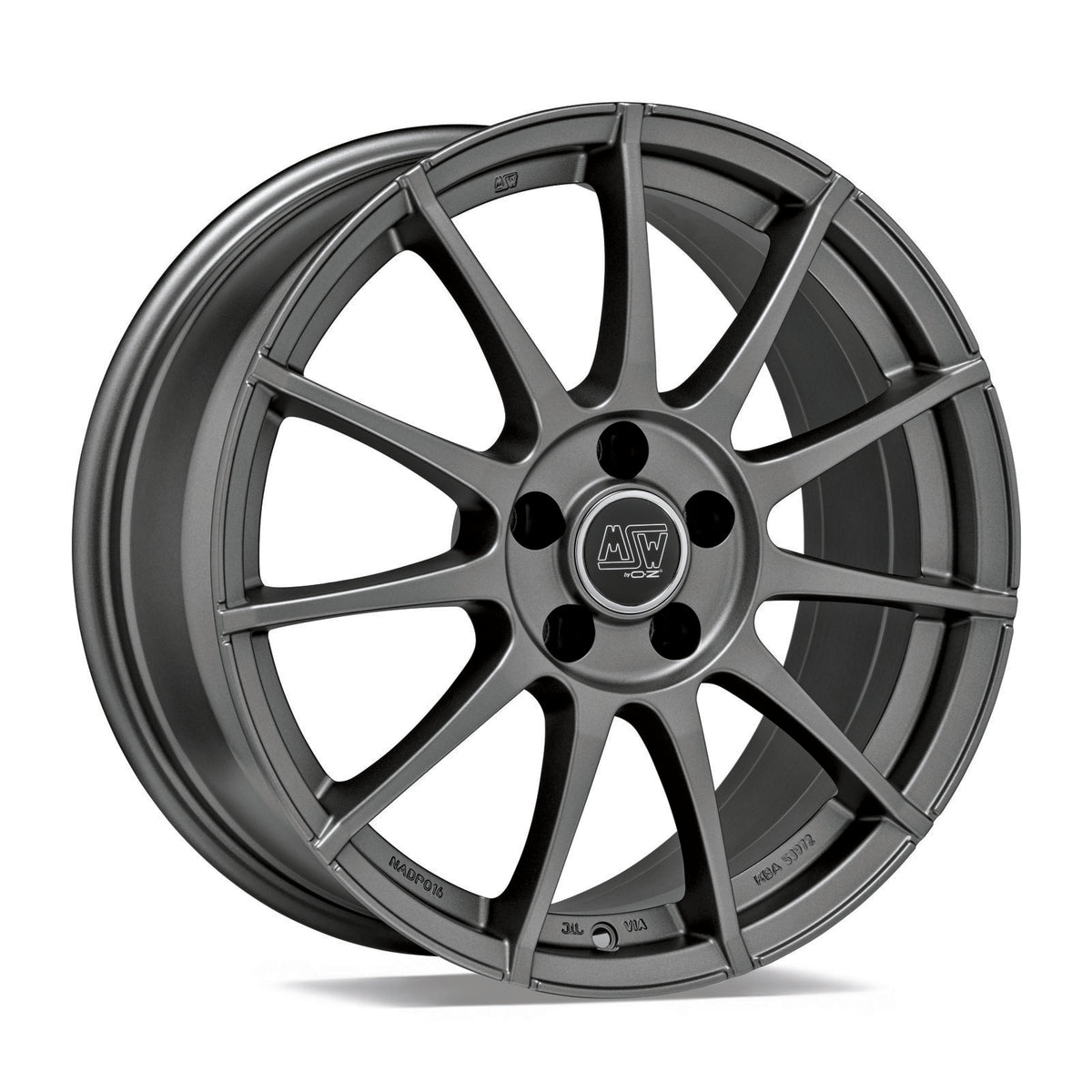 Alu kola MSW 85 6x16 5x100 ET48 63.4 šedá