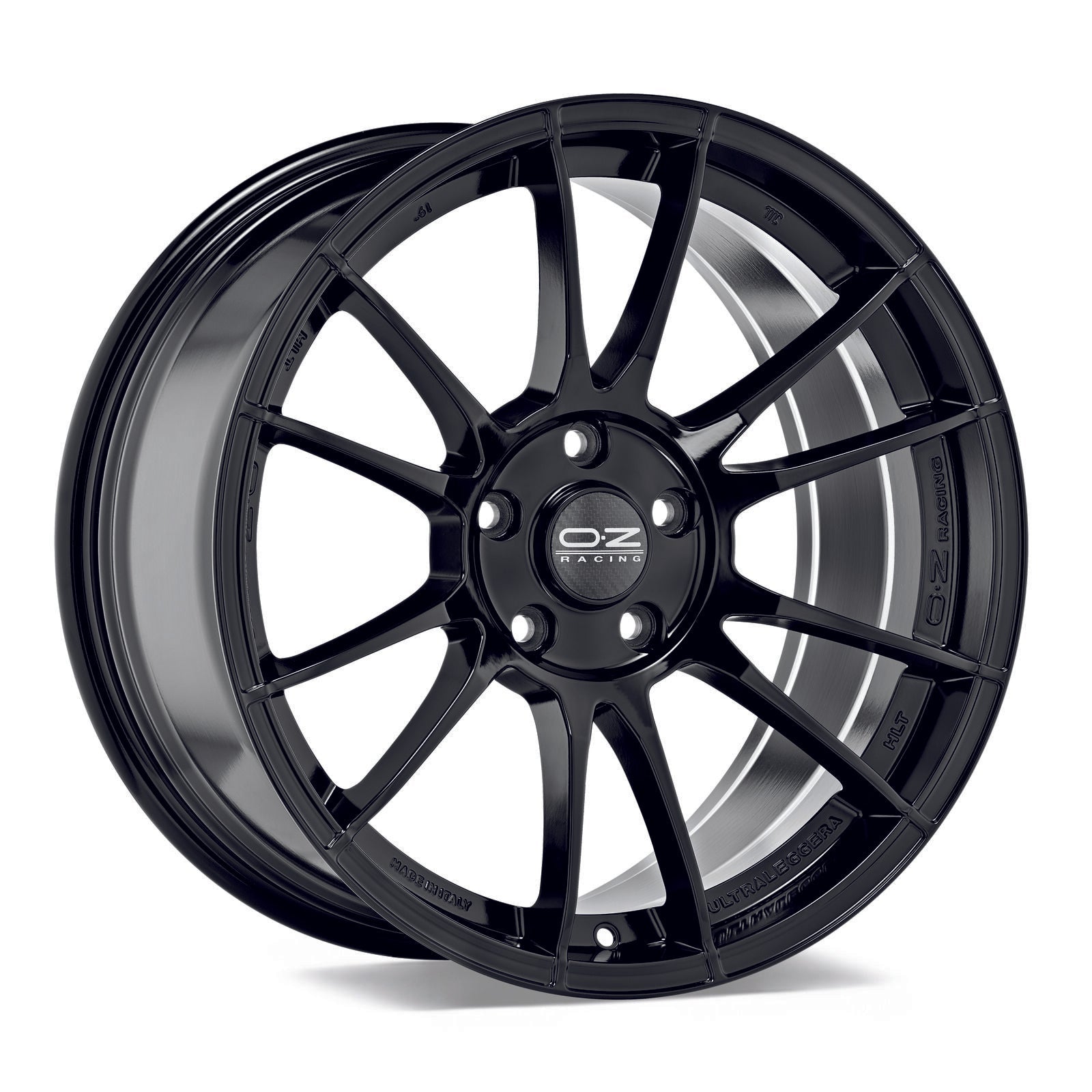 OZ ULTRALEGGERA HLT 9x19 ET25 5x112 75 Gloss Black