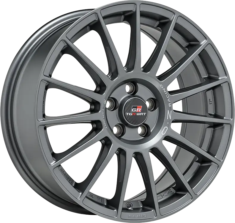 Alu kola OZ SUPERTURISMO TGR-WRT 8x18 5x114.3 ET38 Matt Graphite + Silver Lettering
