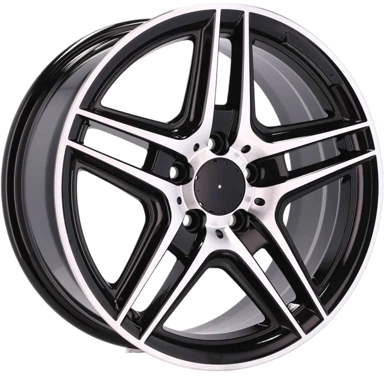 Alu kola pro Mercedes SSA02 7.5x17 5x112 ET45 66.6 Black Polished | Wheelsup.cz