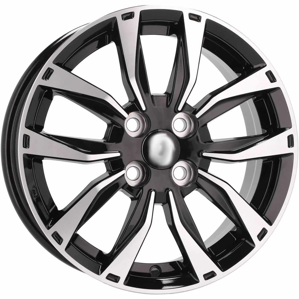 Alu kola Racing Line SW301 6x15 4x100 ET45 60.1 Black Polished | Wheelsup.cz