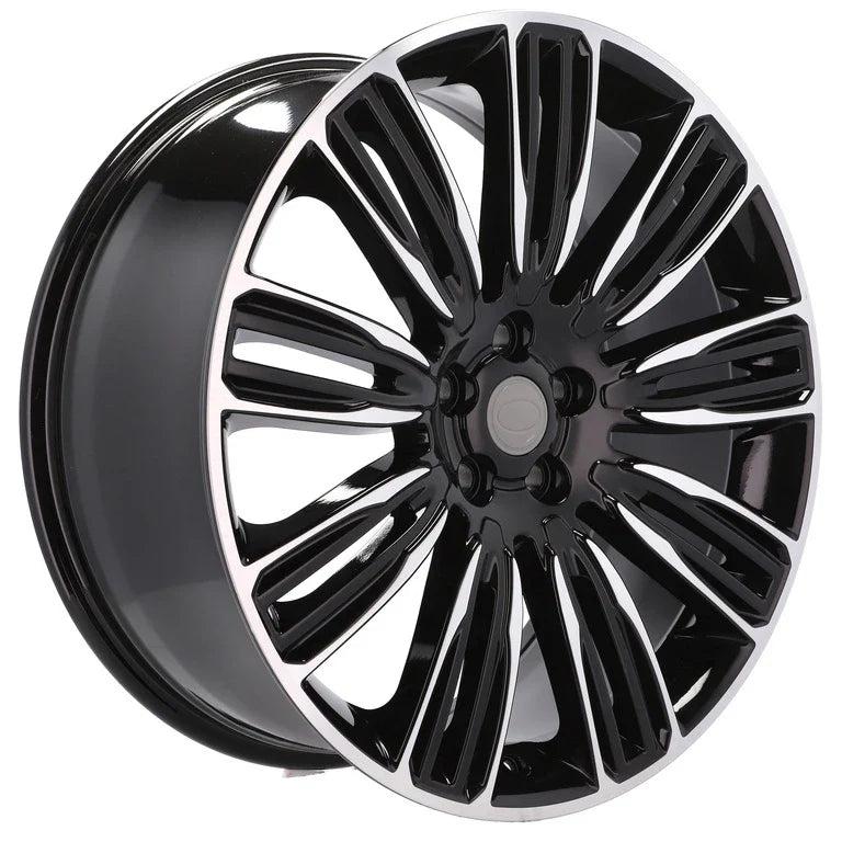Alu kola pro Land Rover XE136 9.5x22 5x120 ET45 72.6 Black Polished | Wheelsup.cz