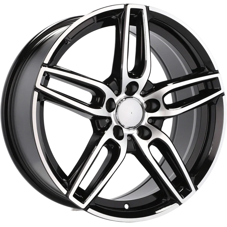 Alu kola pro Mercedes XE225 8x18 5x112 ET43 66.6 Black Polished | Wheelsup.cz