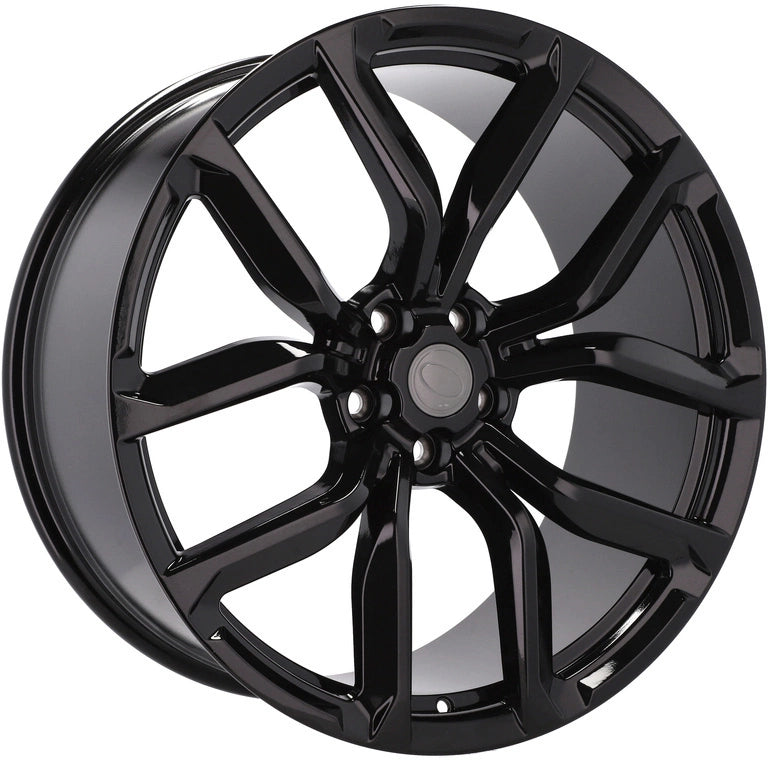 Alu kola pro Land Rover XE328 9.5x22 5x108 ET42 63.4 Black Half Matt