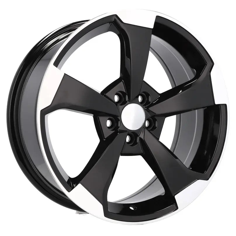 Alu kola pro Audi XE351 8x18 5x112 ET40 66.6 Black Polished | Wheelsup.cz