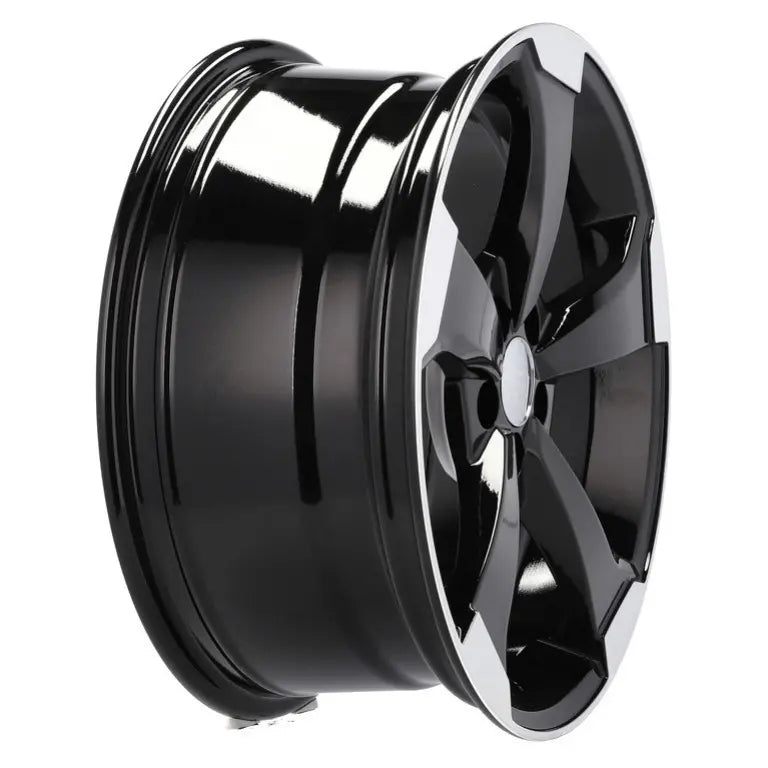 Alu kola pro Audi XE351 8x18 5x112 ET40 66.6 Black Polished | Wheelsup.cz