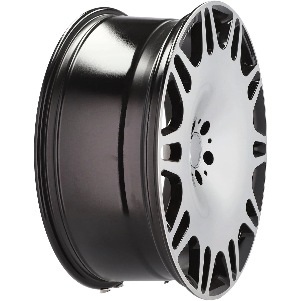 Alu kola pro Mercedes XE629 9x22 5x112 ET32 66.6 Black Polished | Wheelsup.cz
