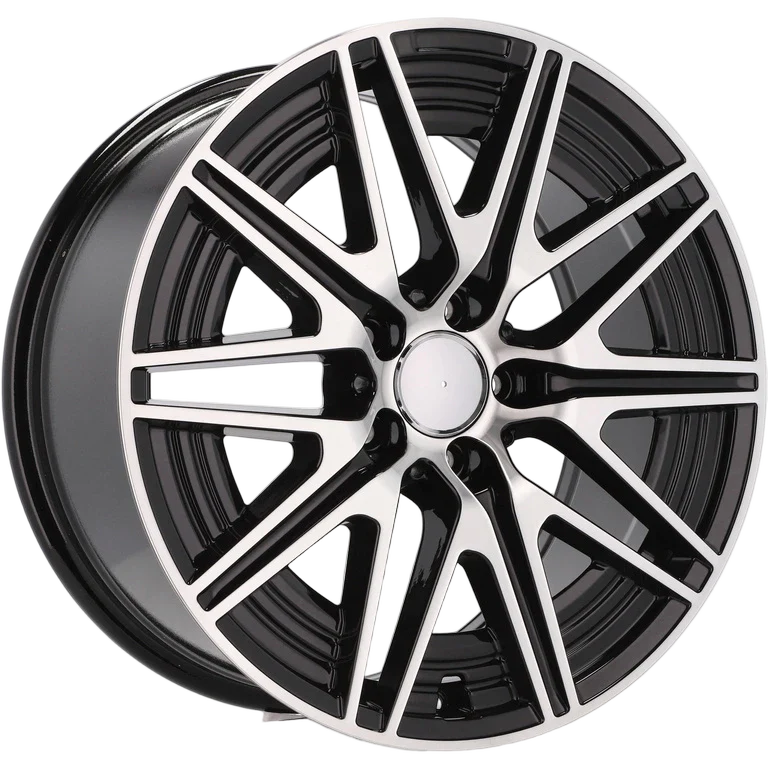 Alu kola pro Mercedes Y0102 8.5x18 5x112 ET52 66.6 Black Polished | Wheelsup.cz
