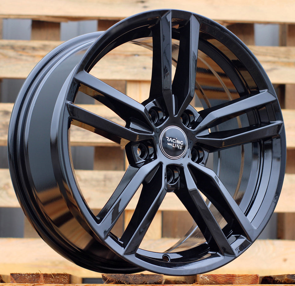 Racing Line Y0136 7,5x17 5x114,3 ET40 schwarz, BMW