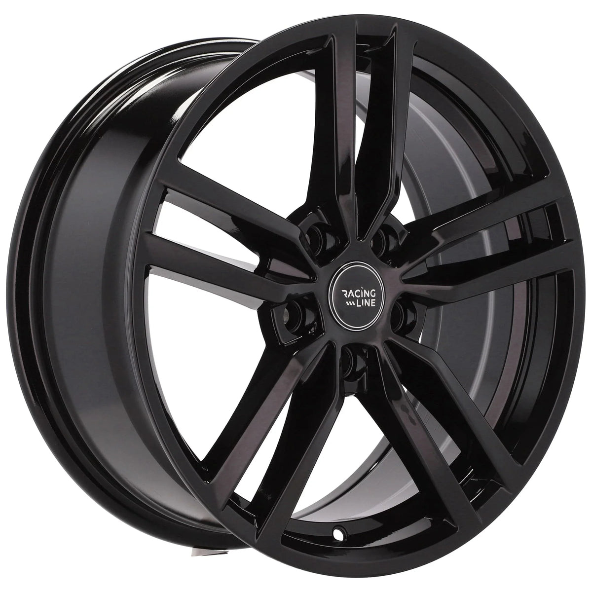 Alu kola Racing Line Y0136 7.5x17 5x114.3 ET40 73.1 Black | Wheelsup.cz