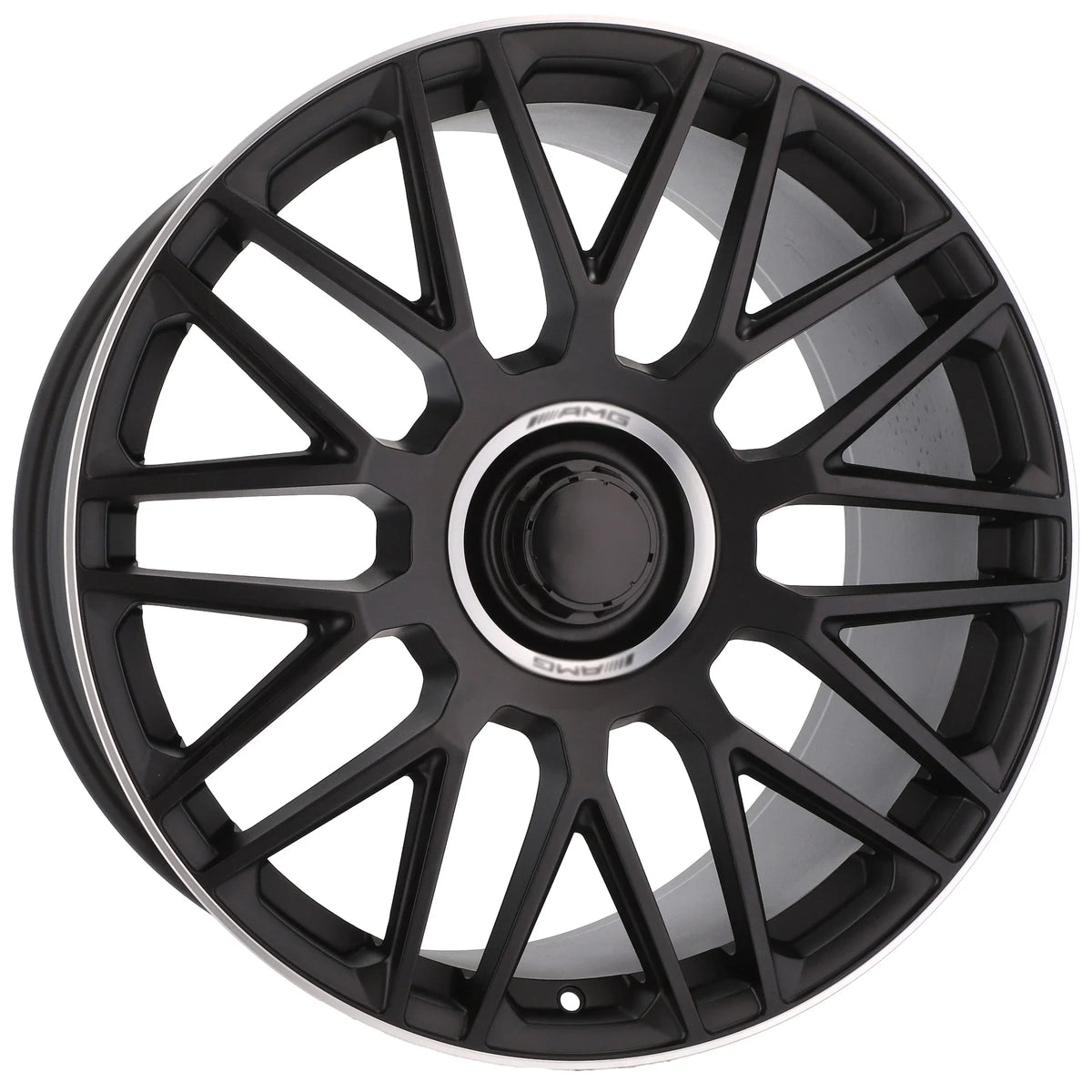 Alu disky pre Mercedes Y0207 9.5x22 5x112 ET45 66.6 Čierna