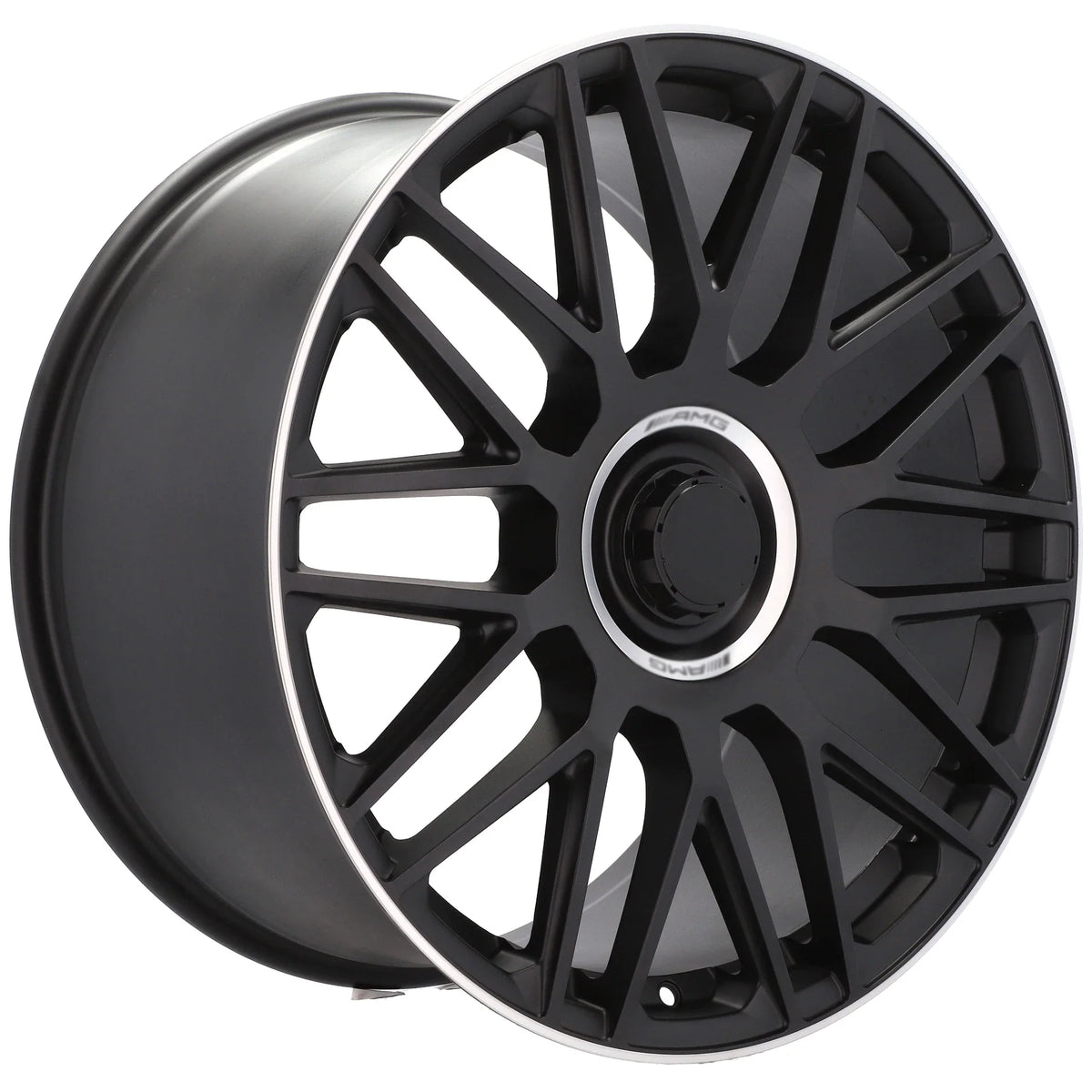 Alu disky pre Mercedes Y0207 9.5x22 5x112 ET45 66.6 Čierna