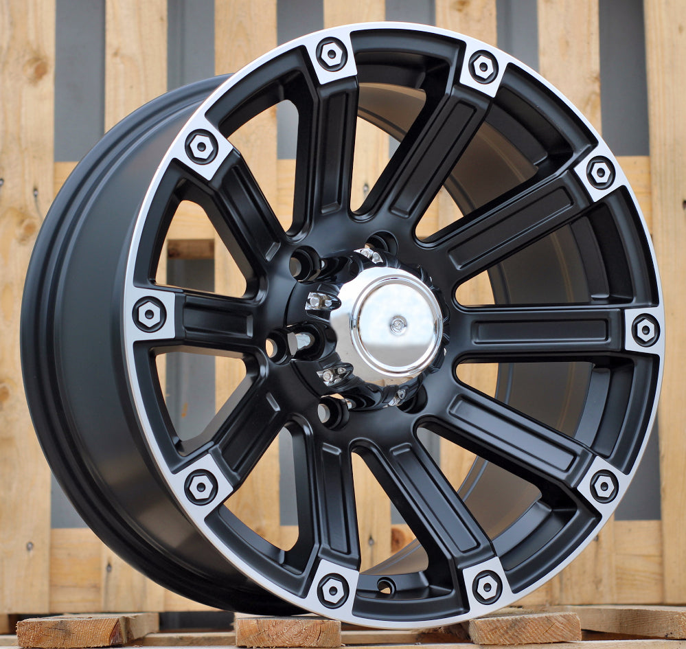 Racing Line Y0210 8,5x17 6x139,7 ET0 fekete, Offroad