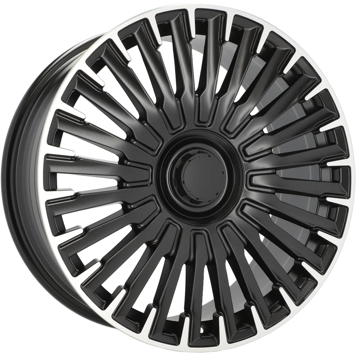 Alu kola pro Mercedes Y0425 8.5x20 5x112 ET32 66.6 Black Polished Half Matt | Wheelsup.cz