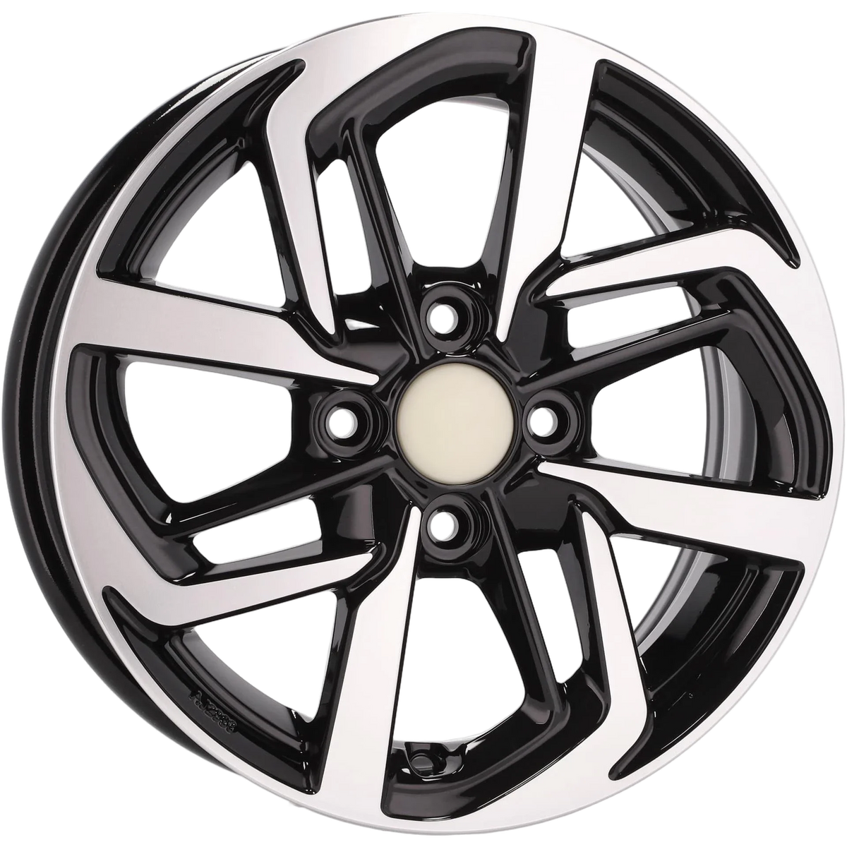Alu kola pro Hyundai Y1126 5x14 4x100 ET41 54.1 Black Polished | Wheelsup.cz