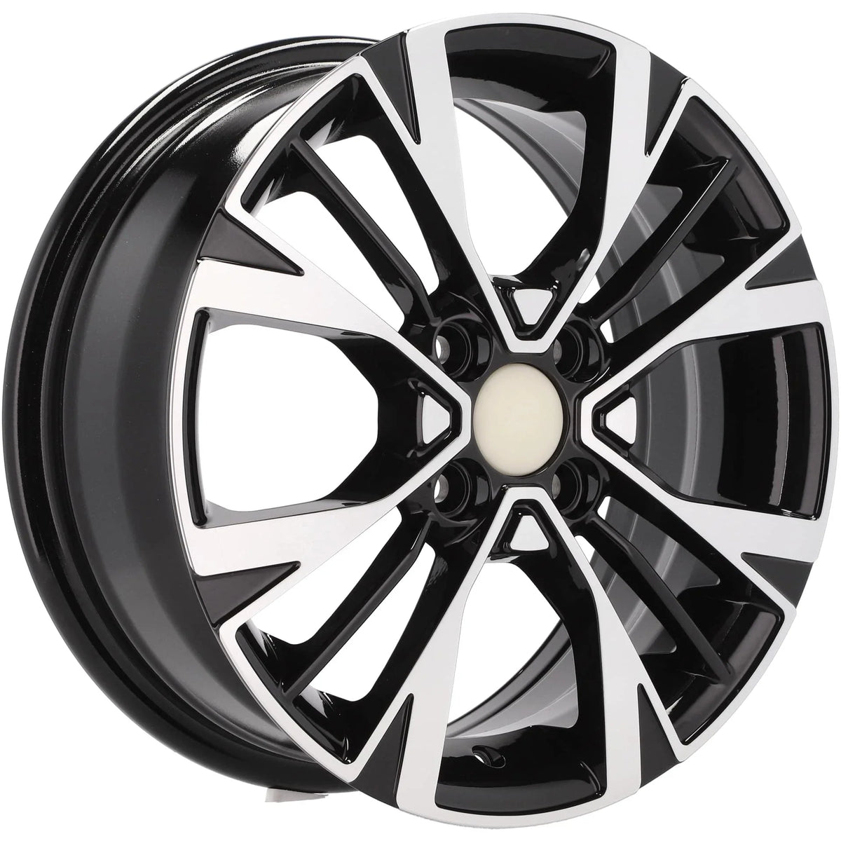 Alu kola pro Kia Y1127 6x15 4x100 ET51 54.1 Black Polished | Wheelsup.cz