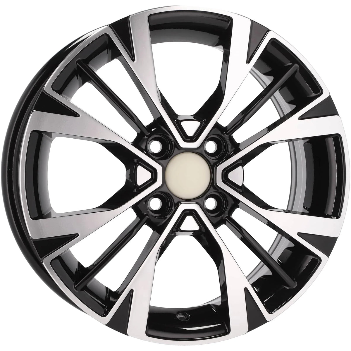 Alu kola pro Kia Y1127 6x15 4x100 ET51 54.1 Black Polished | Wheelsup.cz