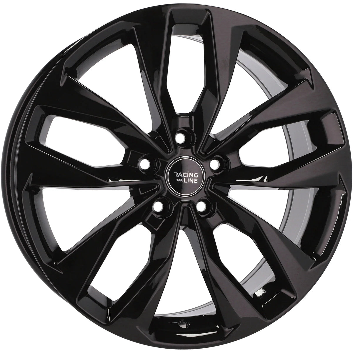 Alu kola Racing Line Y1144 7x17 5x112 ET50 66.6 Black | Wheelsup.cz