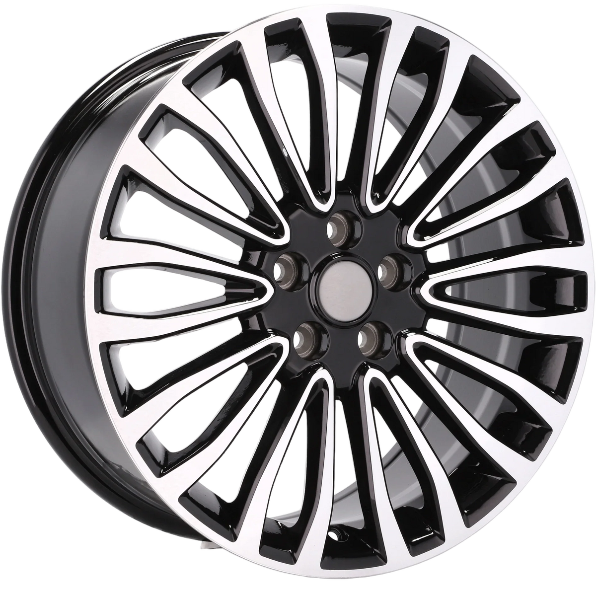 Alu kola pro Ford Y1158 7x17 5x108 ET50 63.4 Black Polished | Wheelsup.cz