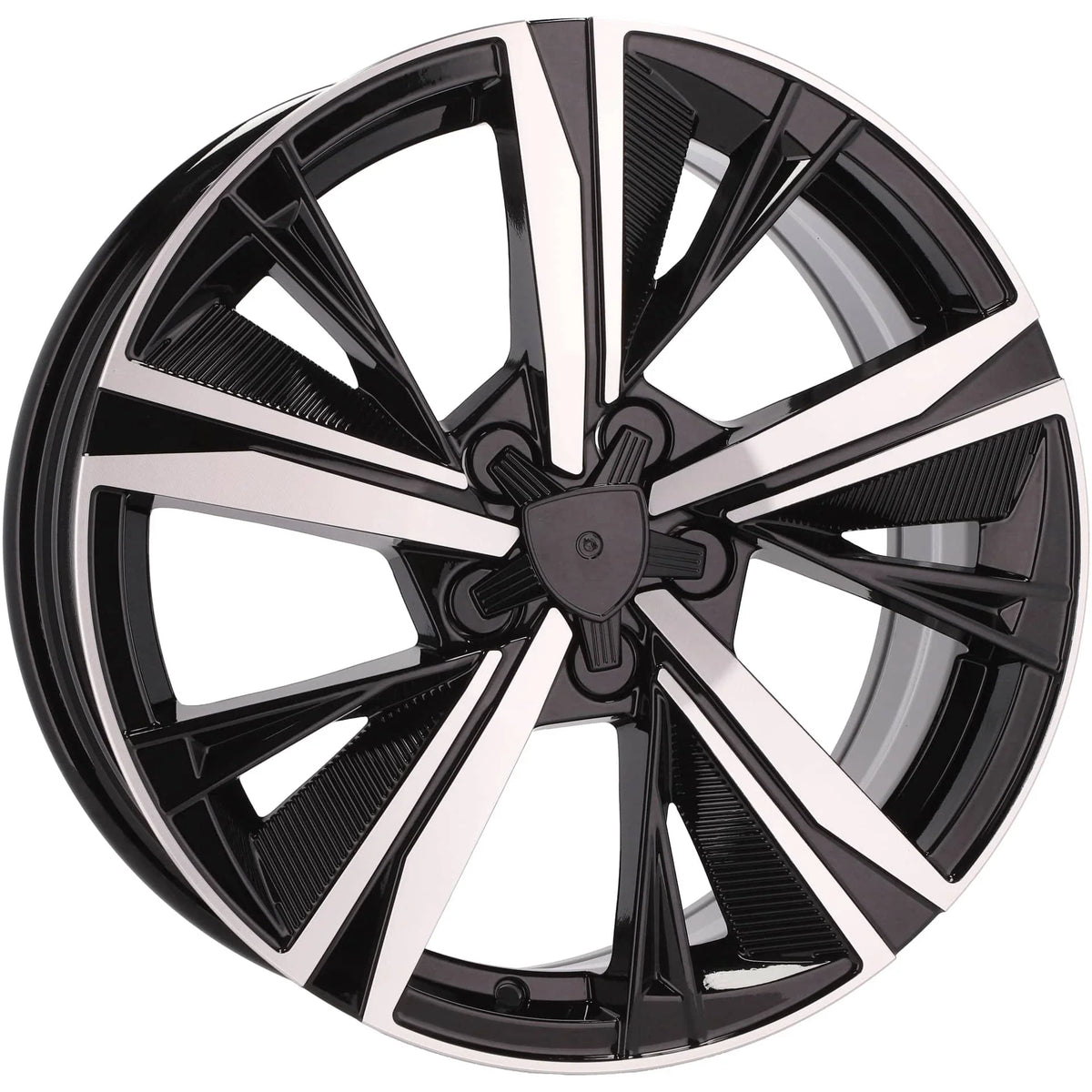 Alu kola pro Peugeot Y1187 7x17 4x108 ET25 65.1 Black Polished | Wheelsup.cz