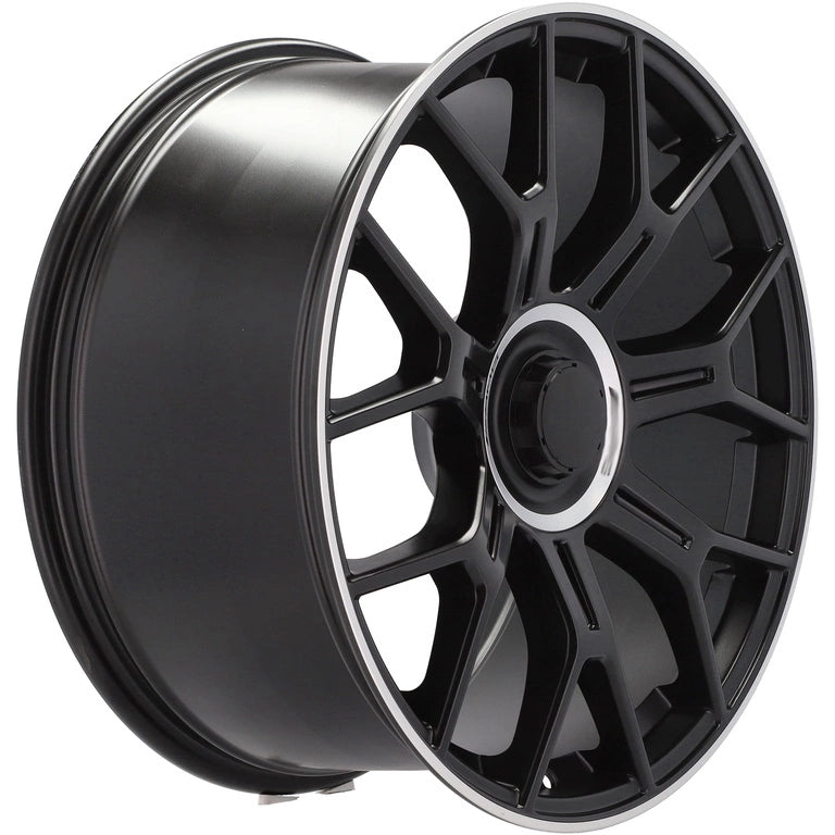 Alu kola pro Mercedes Y1188 8.5x20 5x112 ET34.5 66.6 Black Half Matt & Polished Lip | Wheelsup.cz