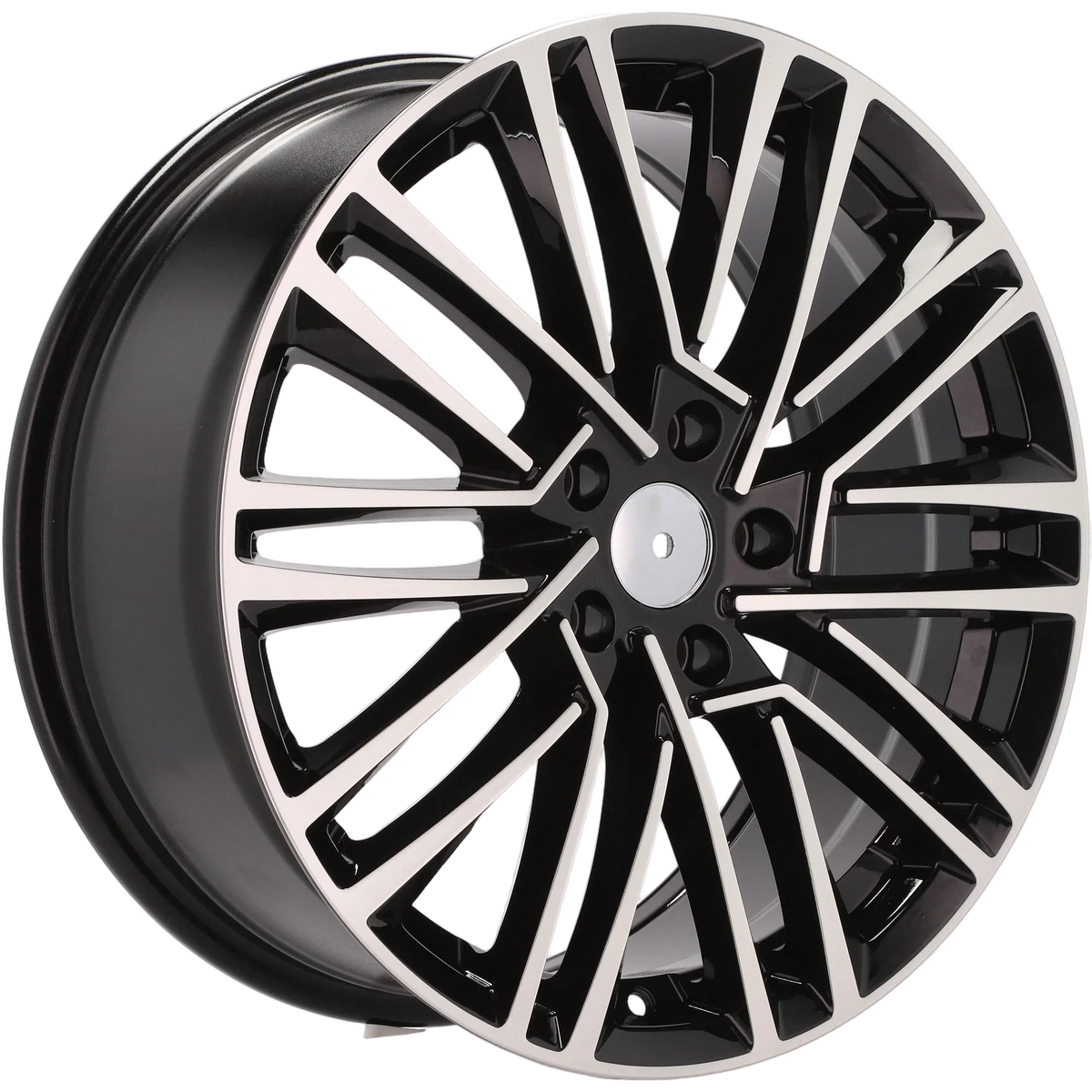 Alu kola pro Škoda Y1191 7.5x18 5x112 ET48 57.1 Black Polished | Wheelsup.cz