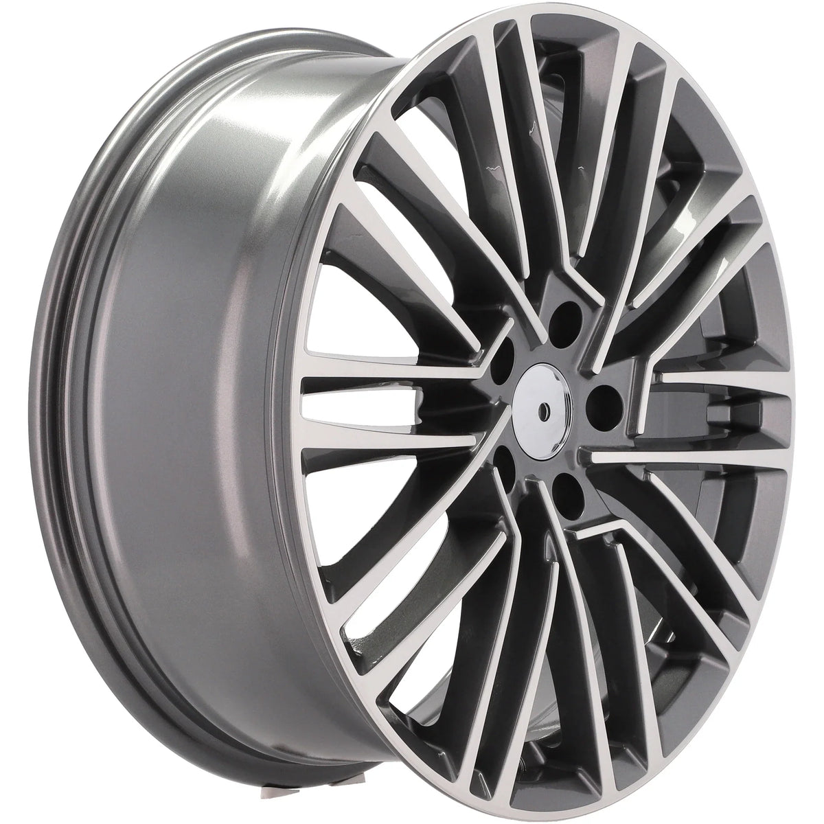 Alu kola pro Škoda Y1191 7.5x18 5x112 ET48 57.1 Grey Polished | Wheelsup.cz