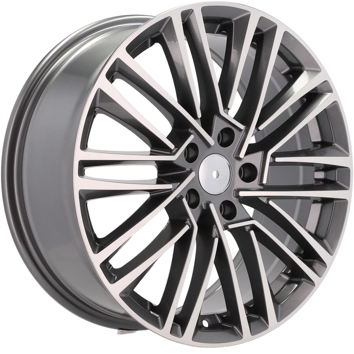 Alu kola pro Škoda Y1191 7.5x18 5x112 ET48 57.1 Grey Polished | Wheelsup.cz