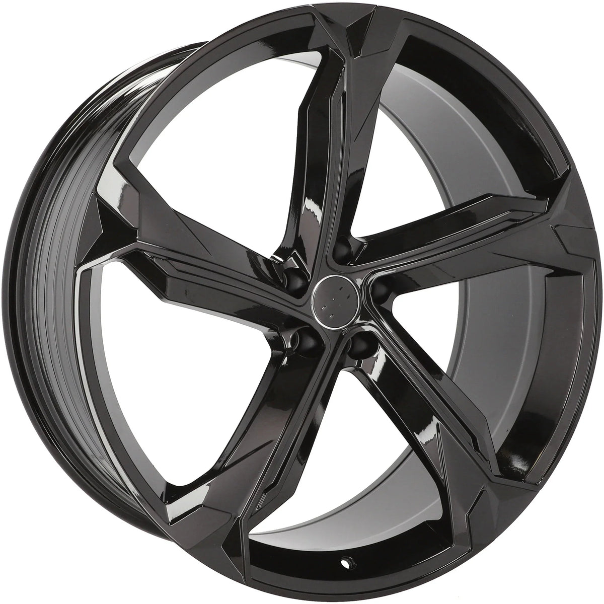 Alu kola pro Audi Y1201 9.5x22 5x112 ET26 66.6 Black | Wheelsup.cz