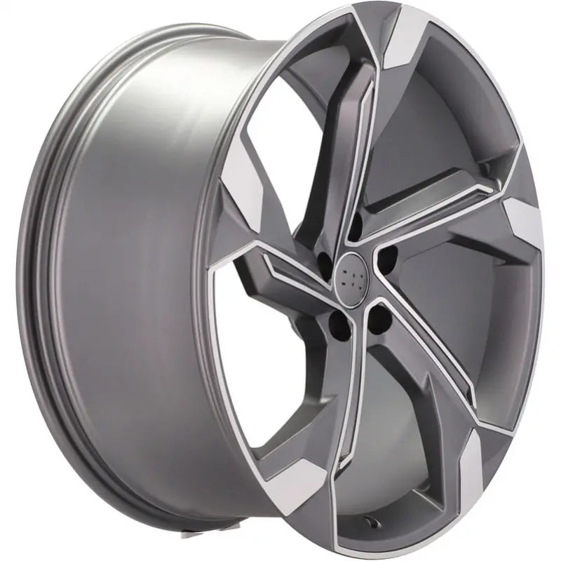 Alu kola pro Audi Y1201 8x18 5x112 ET40 66.6 Grey Polished | Wheelsup.cz
