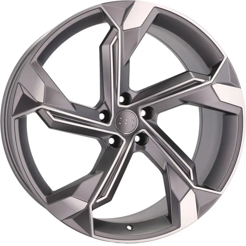 Alu kola pro Audi Y1201 8x18 5x112 ET40 66.6 Grey Polished | Wheelsup.cz