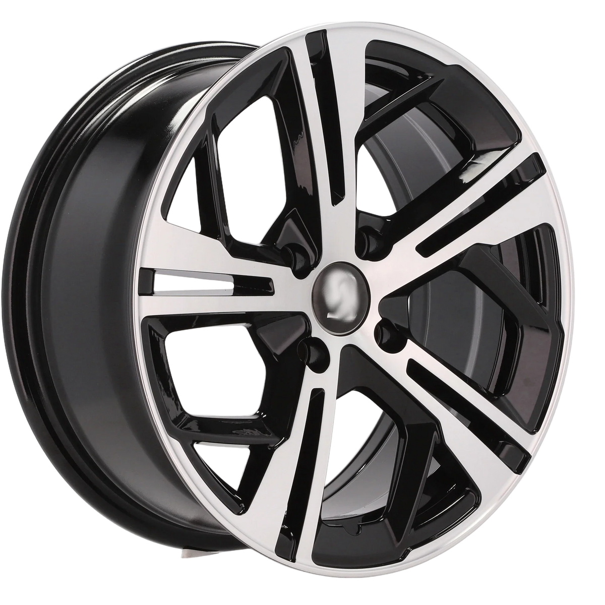 Alu kola pro Peugeot Y1206 7x17 4x108 ET25 65.1 Black Polished | Wheelsup.cz