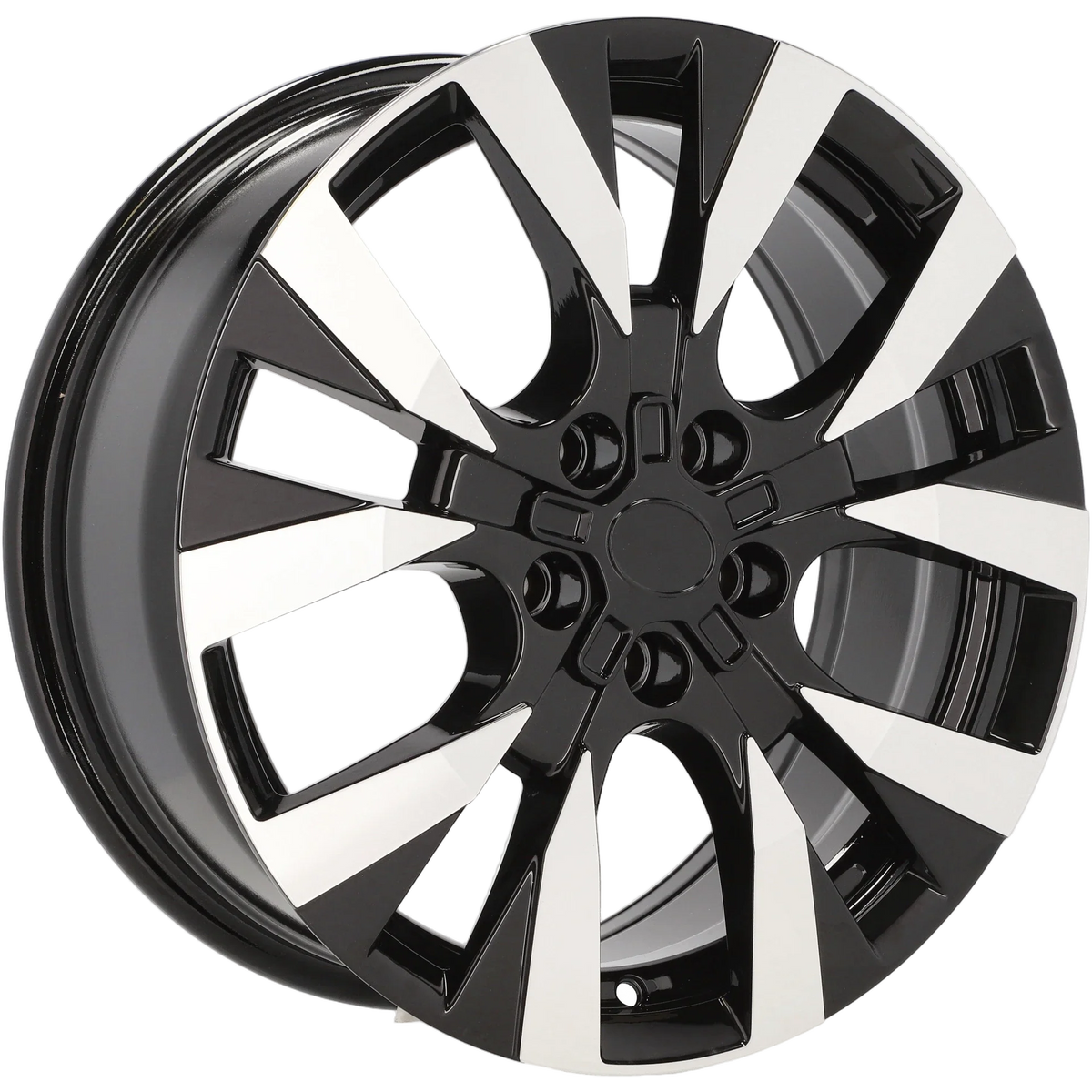 Alu kola pro Citroen Y1248 7x17 5x108 ET45 65.1 Black Polished | Wheelsup.cz