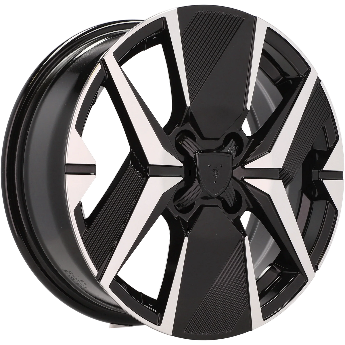 Alu kola pro Peugeot Y1256 6.5x16 4x108 ET32 65.1 Black Polished | Wheelsup.cz