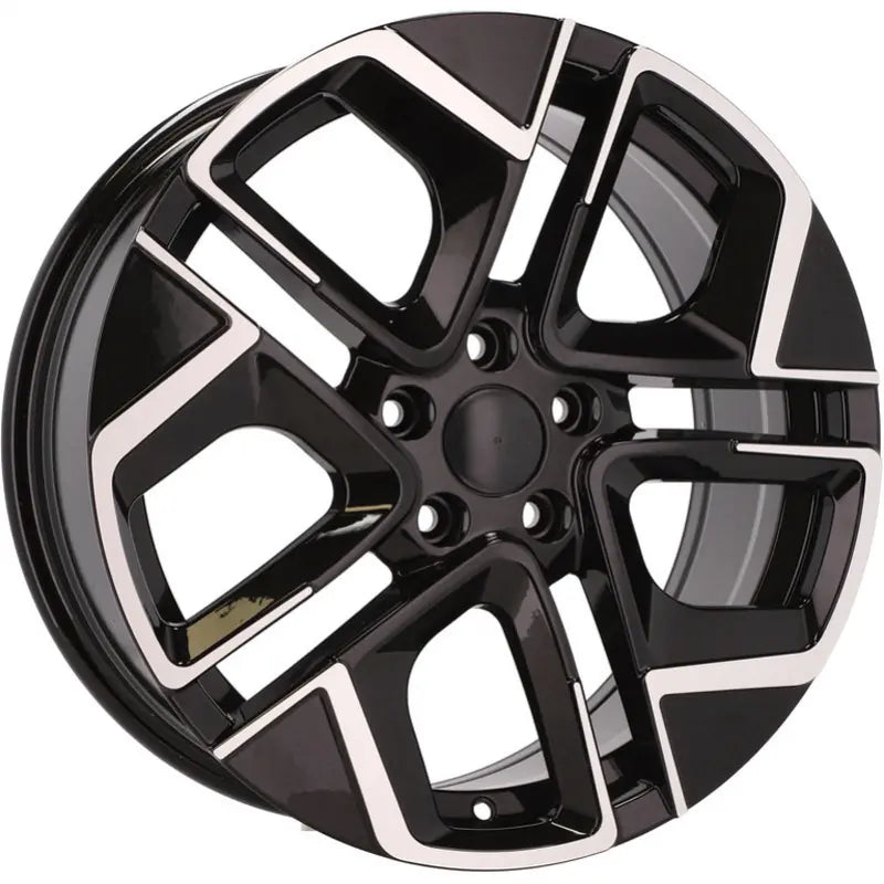 Alu kola pro Volkswagen Y1258 7.5x17 5x112 ET51 57.1 Black Polished | Wheelsup.cz