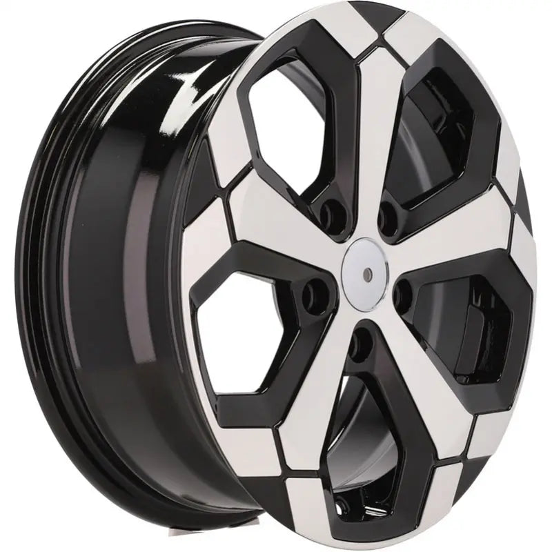 Alu kola pro Dacia Y1274 6.5x16 5x114.3 ET45 66.1 Black Polished | Wheelsup.cz